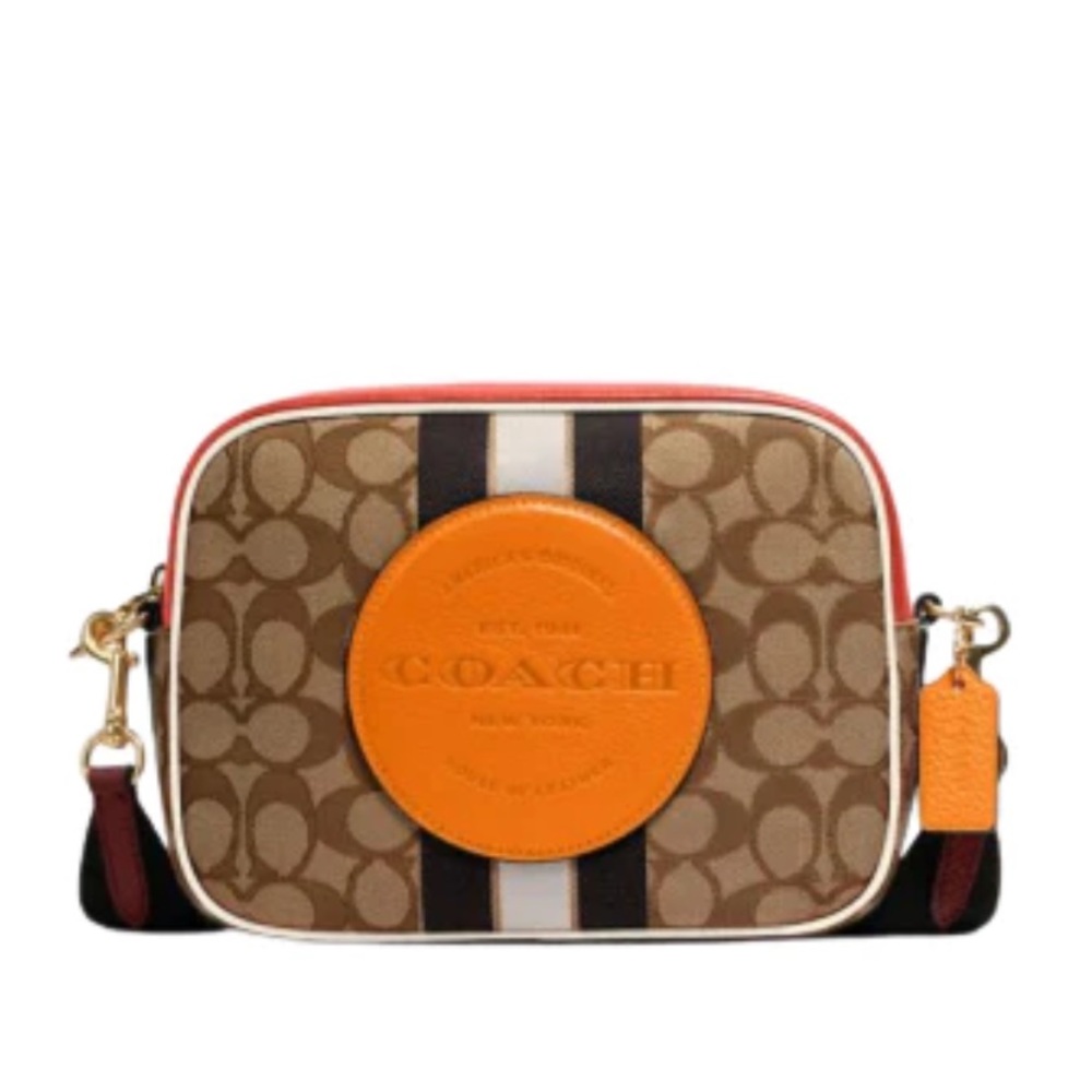 ❤️❤️❤️COACH DEMPSEY CAMERA BAG IN SIGNATURE JACQUARD WITH PATCH❤️❤️❤️